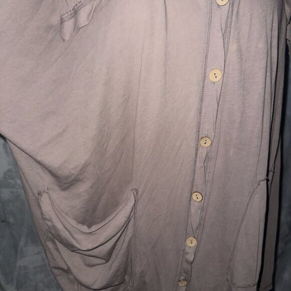 Fenini lightweight‎ overshirt medium khaki - Picture 3 of 5